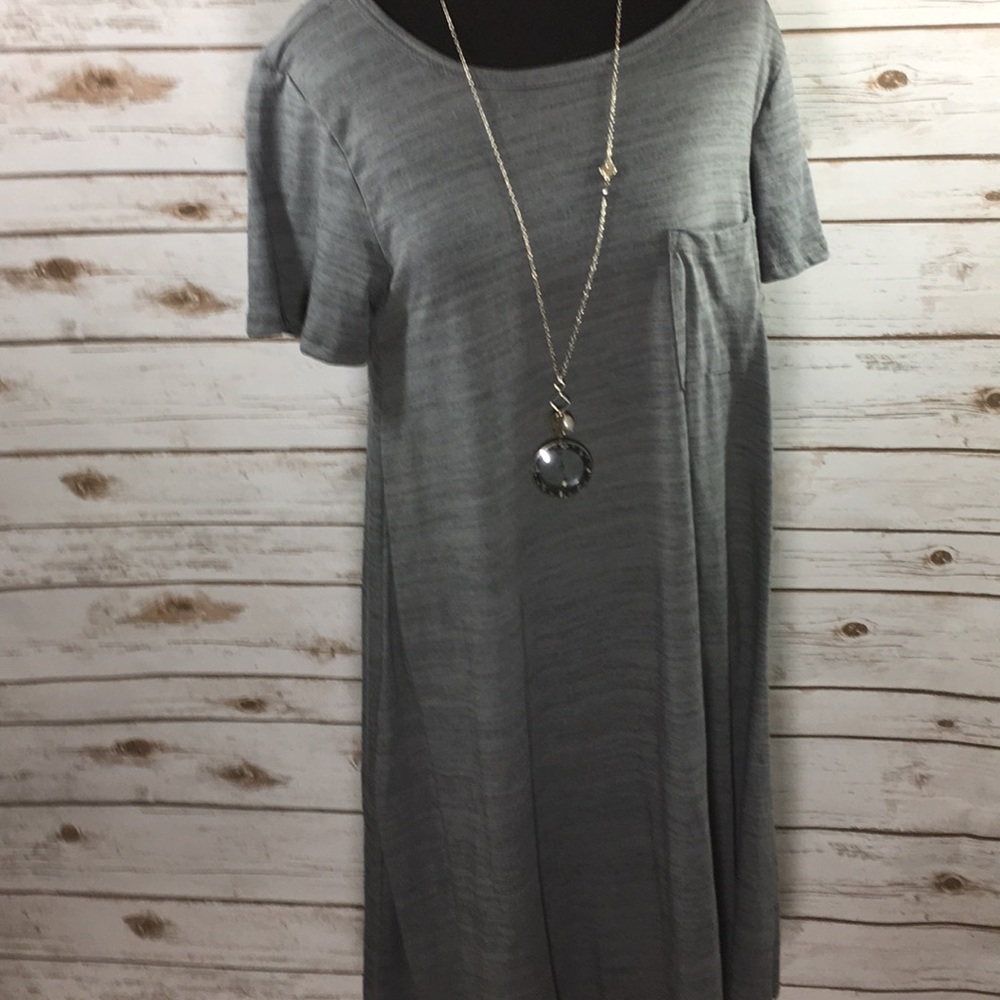 New with tags LuLaRoe Carly Grey Dress